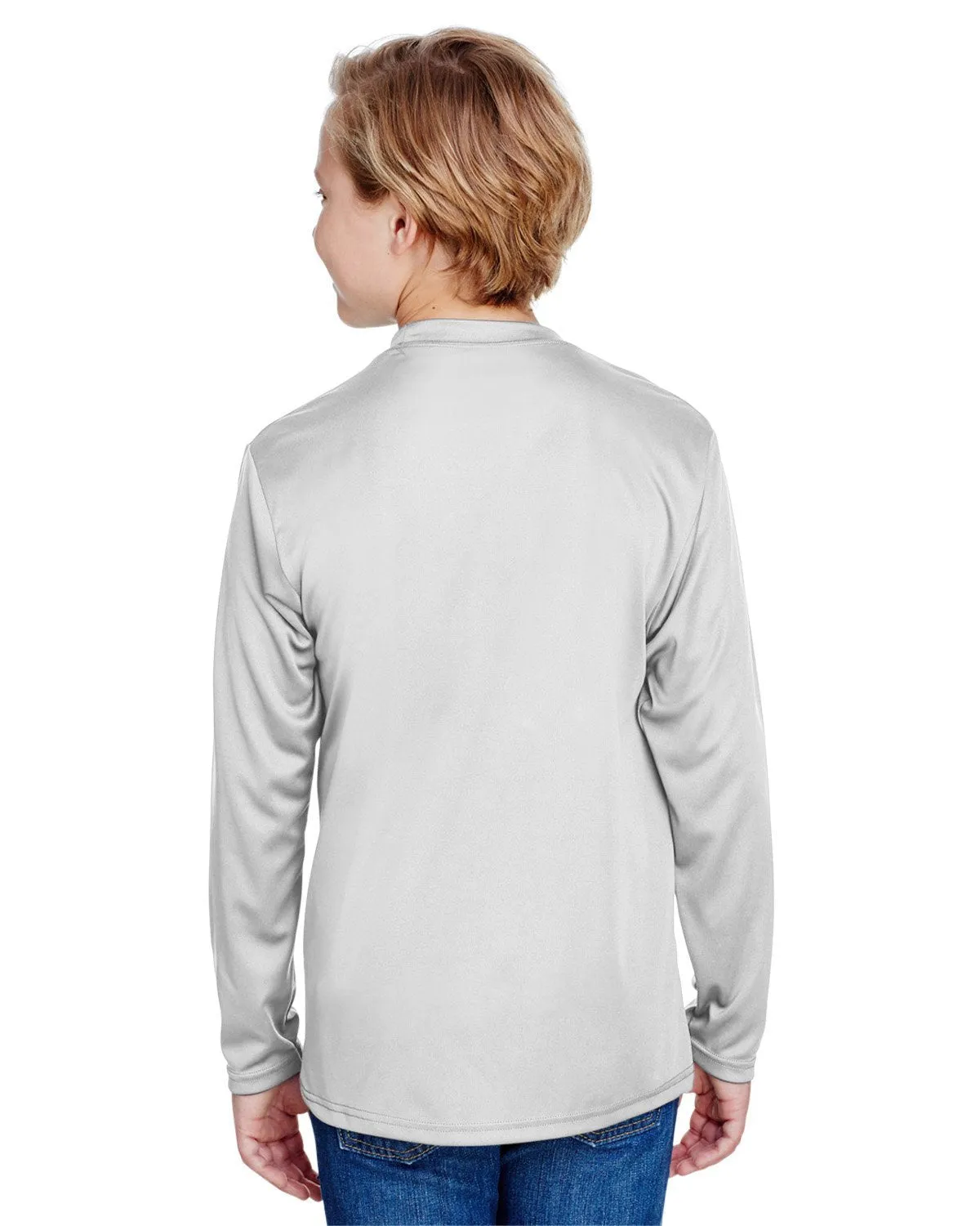 A4 NB3165 Youth Long Sleeve Cooling Performance Crew Shirt