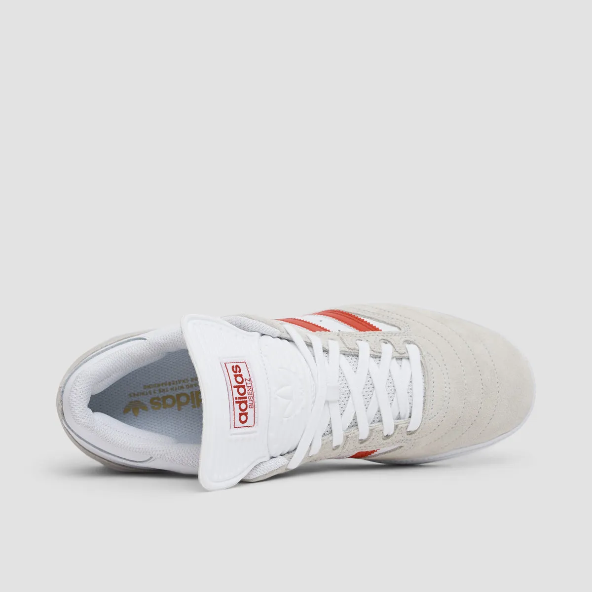 adidas Busenitz Shoes - Footwear White/Bet Scarlet/Gold Metallic