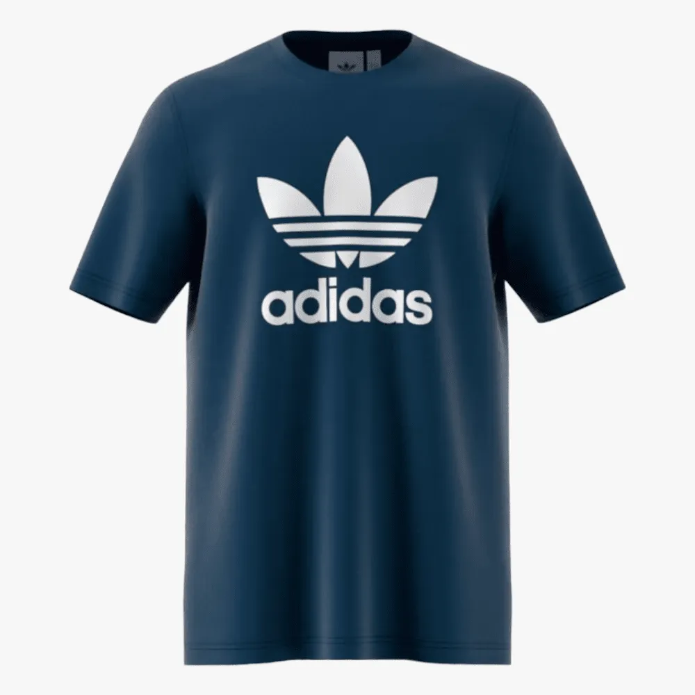 adidas Mens Tref Short Sleeve Tee Blue