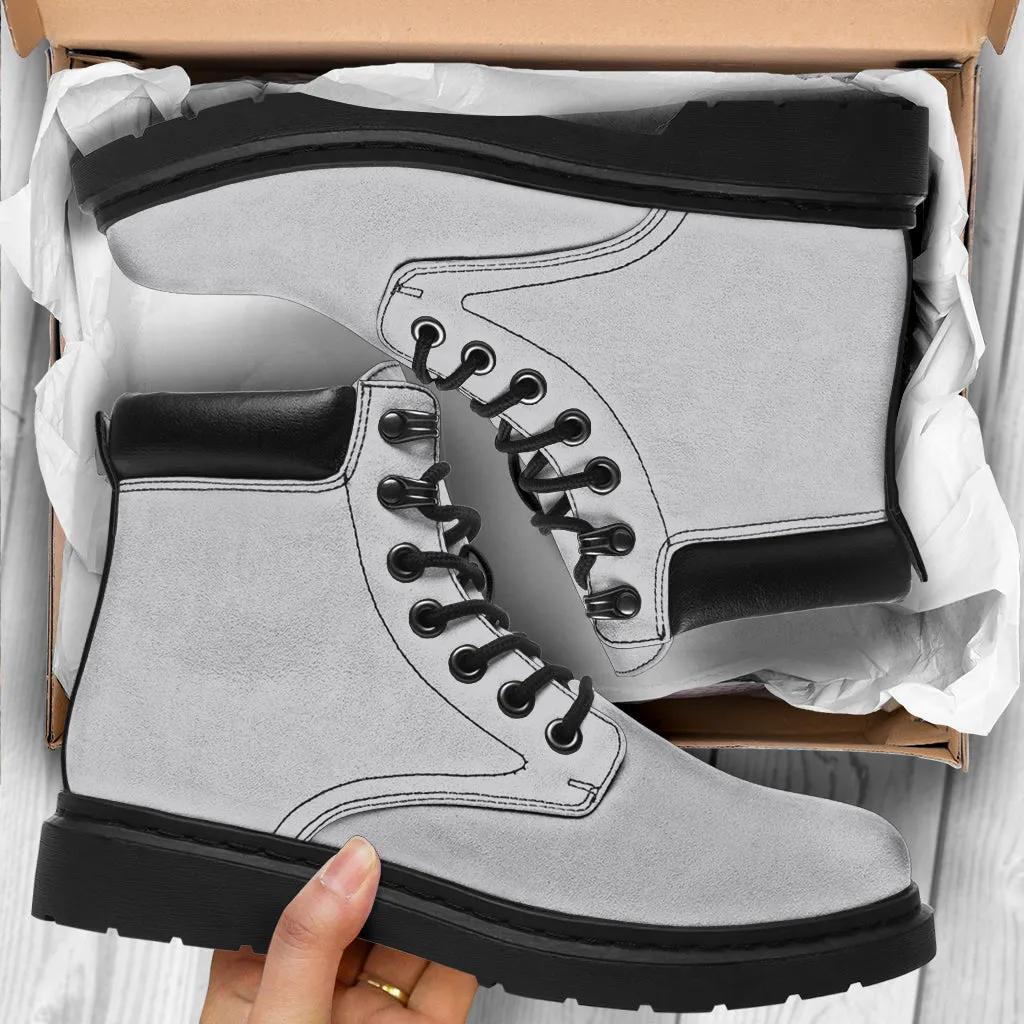 All-Season Boots_Silver Grey_ Micro-Suede