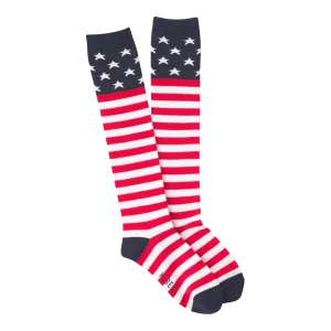 American Flag Sock Women's Knee High Sock