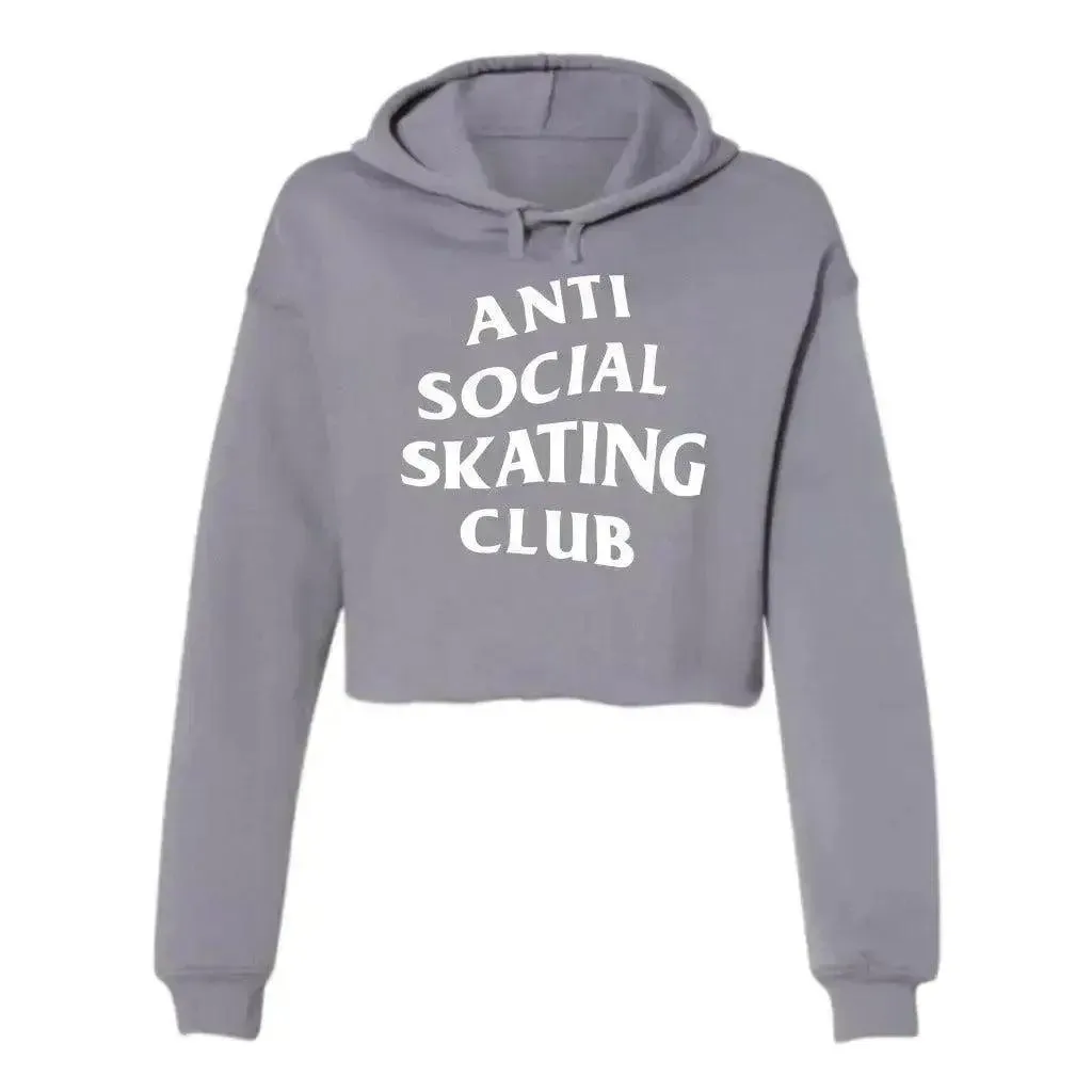 Anti Social Skating Club Women's Cropped Fleece Hoodie