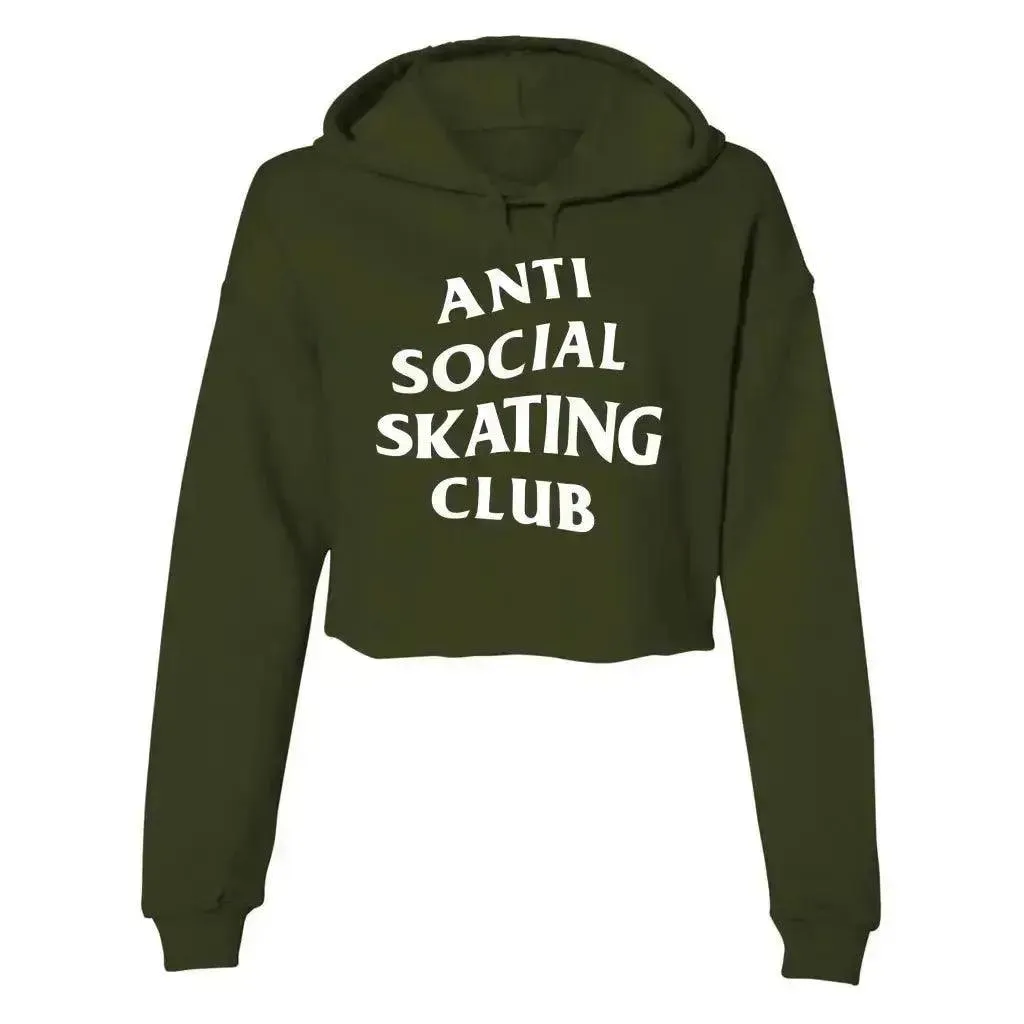 Anti Social Skating Club Women's Cropped Fleece Hoodie