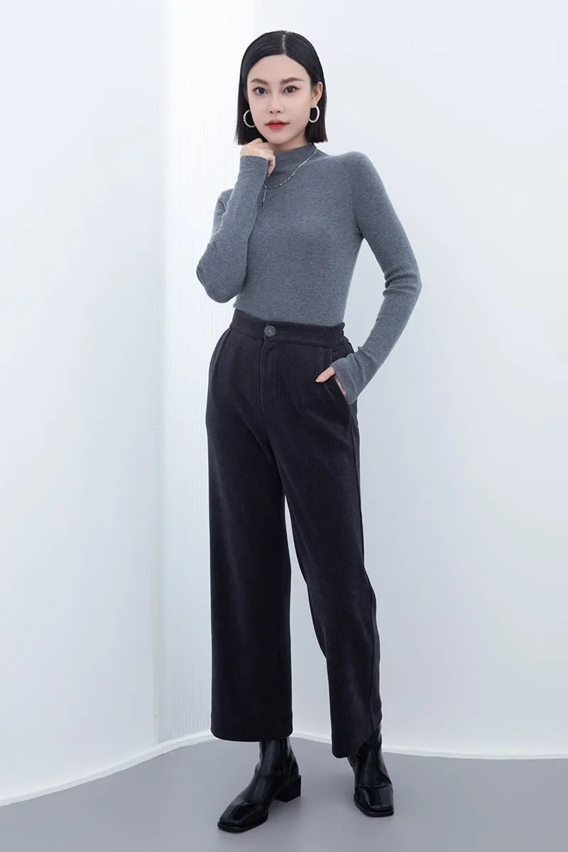 Black Slim Cashmere Sweater