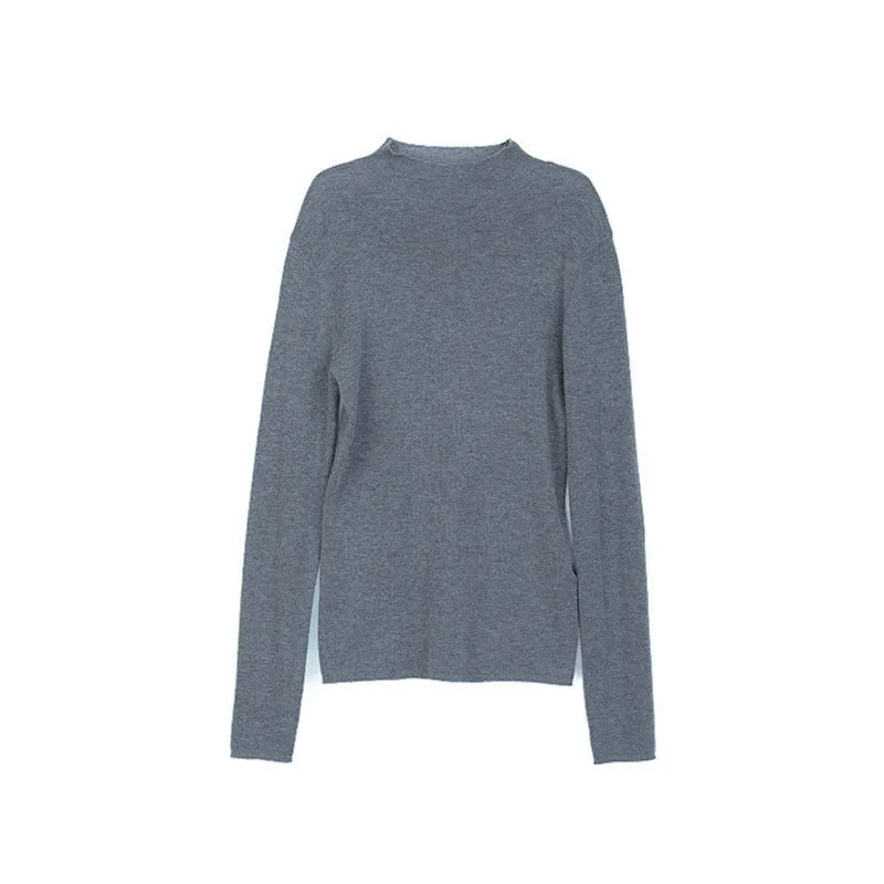 Black Slim Cashmere Sweater