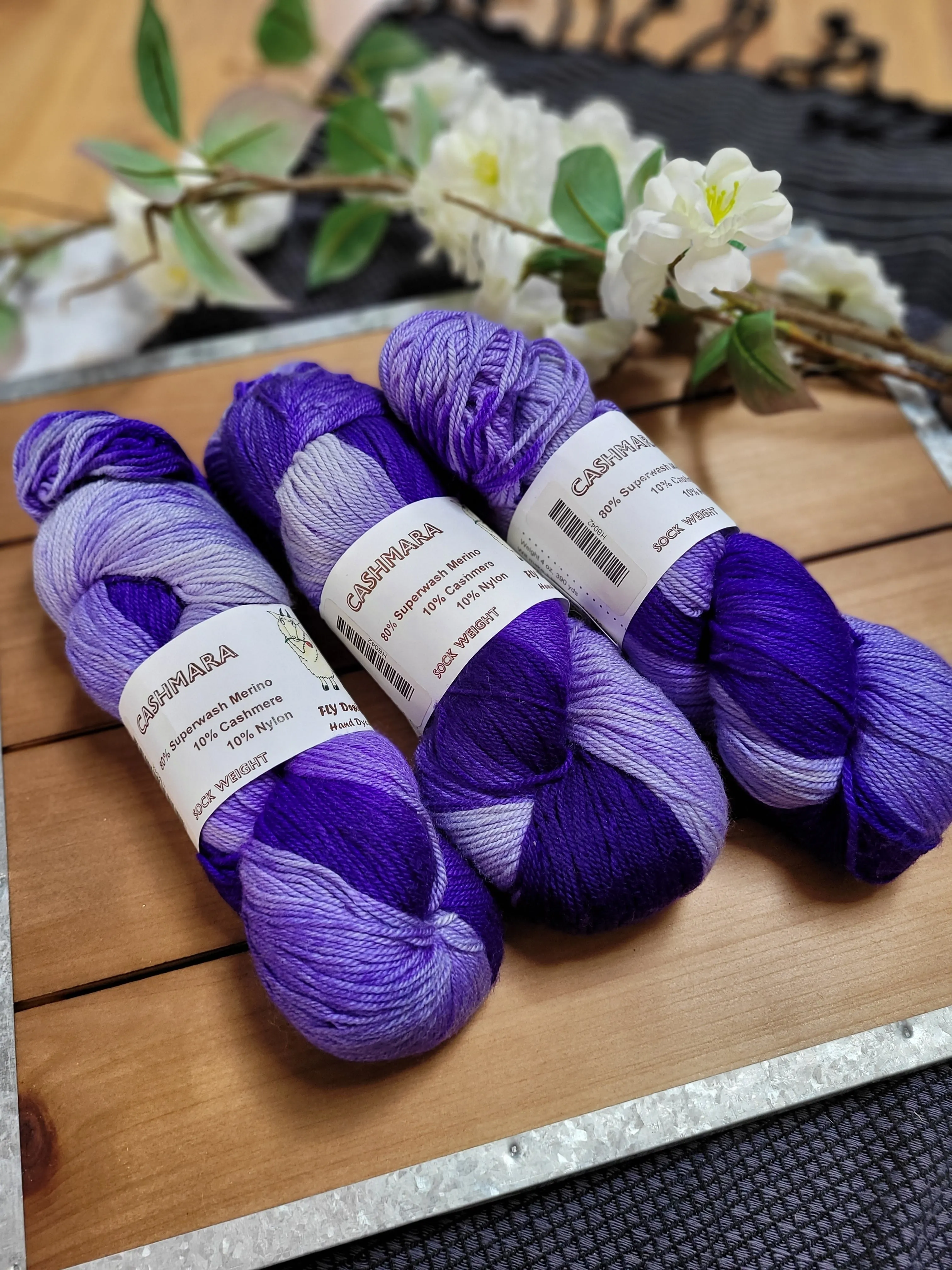 Cashmara Sock - Shades of Violet