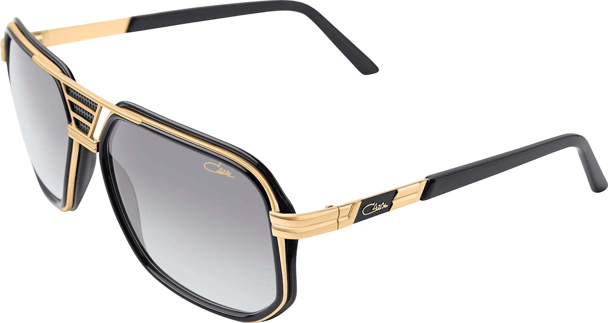 CAZAL M.666 001 BLACK GOLD/GREY GRADIENT LENS