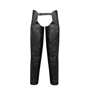 Dream Apparel  Black Premium  Naked Cowhide Leather Chaps