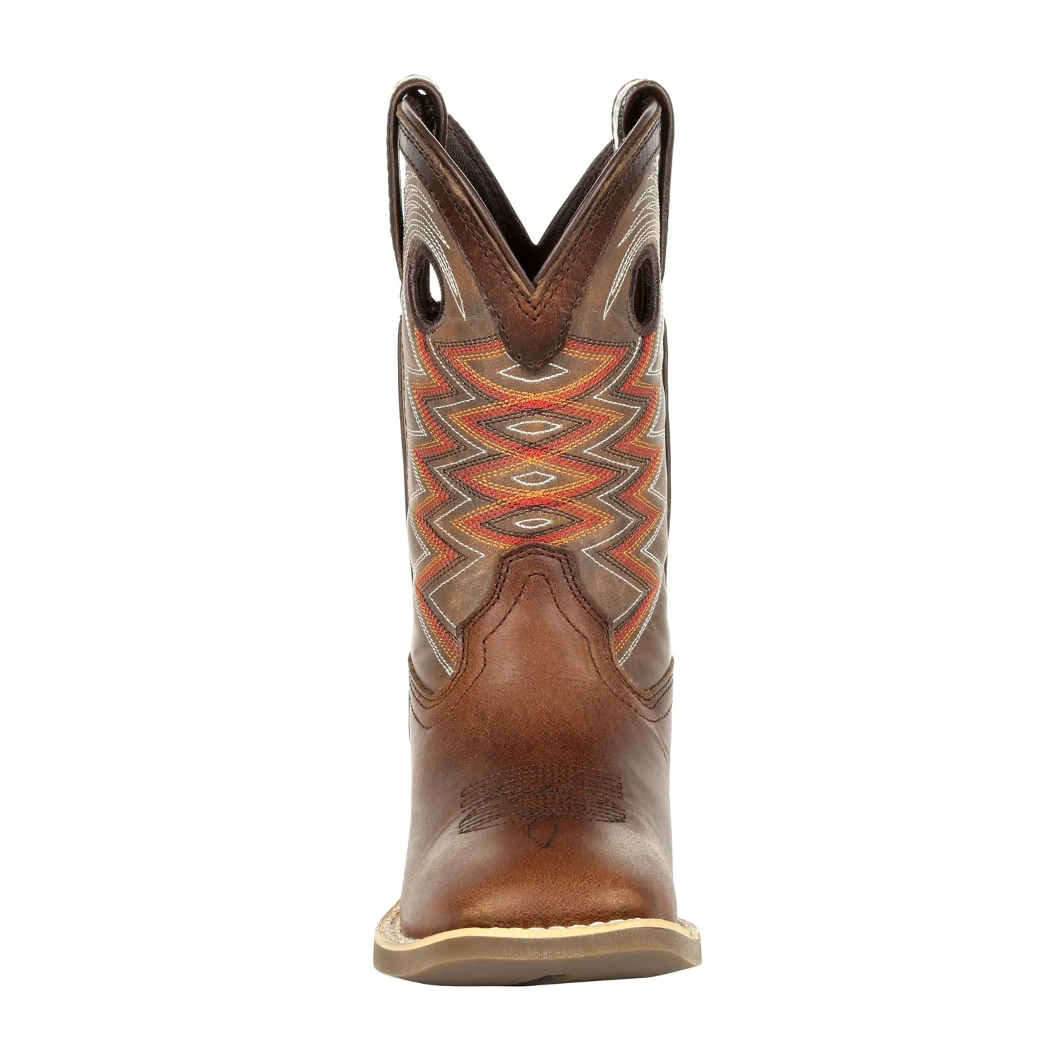 Durango Kids Tigers Eye Leather Lil Rebel Pro Cowboy Boots