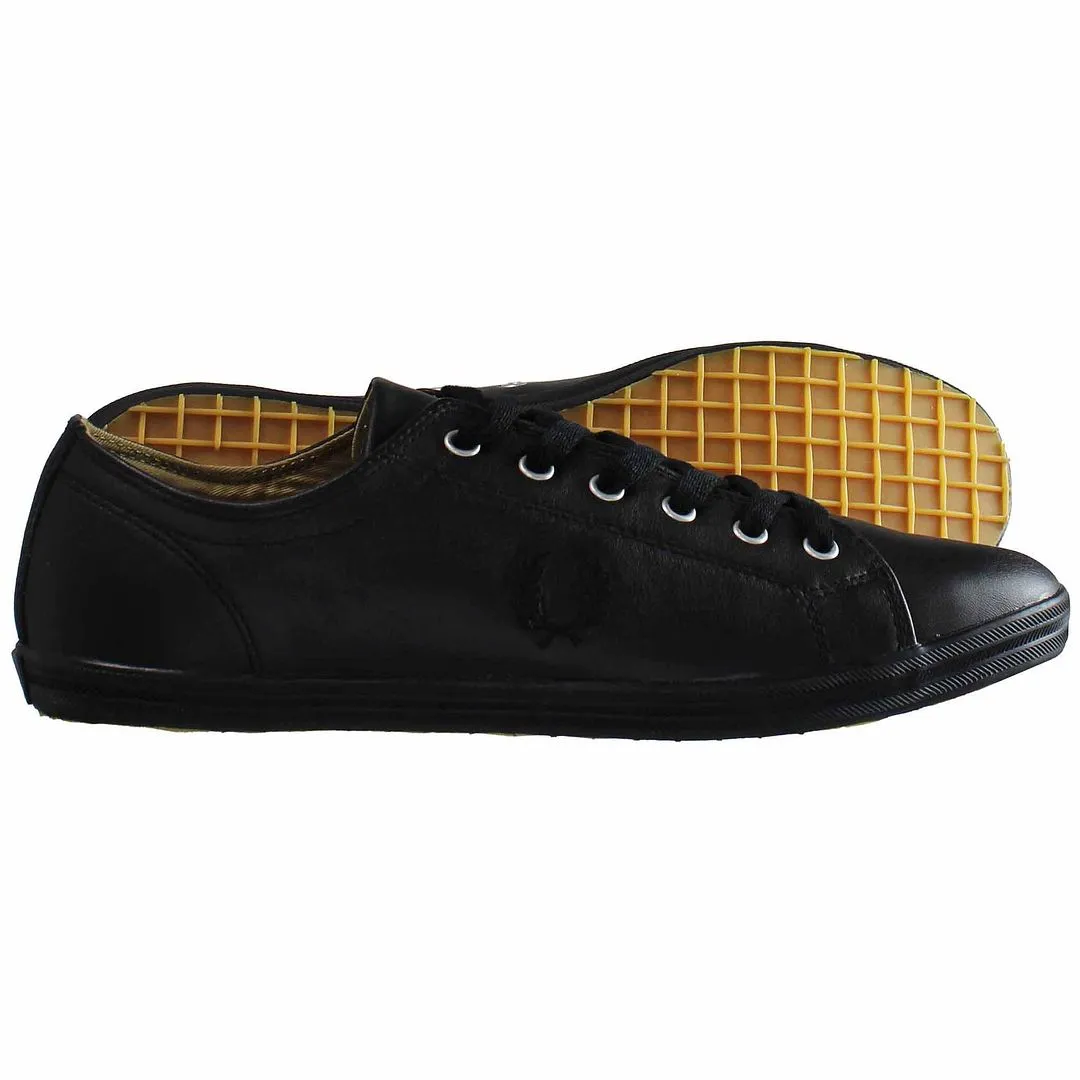 Fred Perry Classic Mens Black Trainers