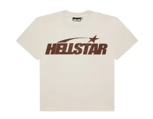 HS Classic T-Shirt (Gel Print) 'White/Brown'