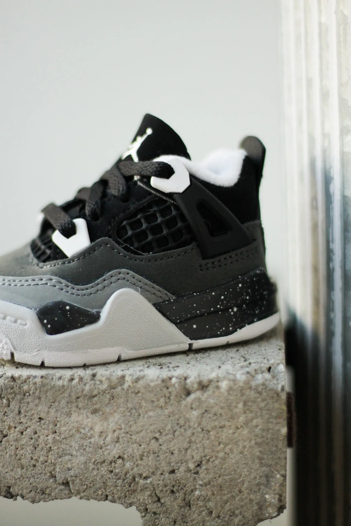 JORDAN 4 RETRO (TD) "BLACK/ANTHRACITE"