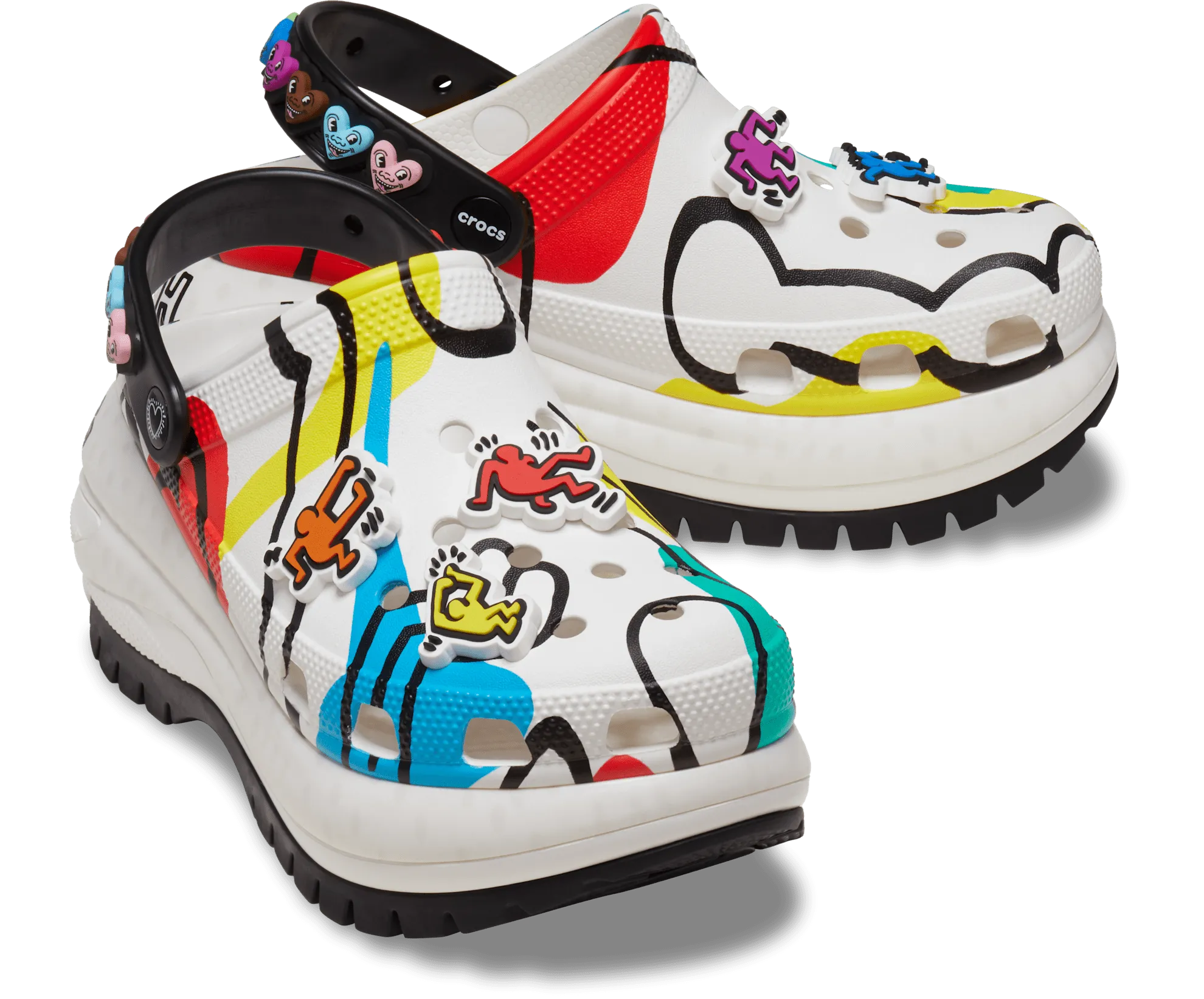 Keith Haring Mega Crush Clog