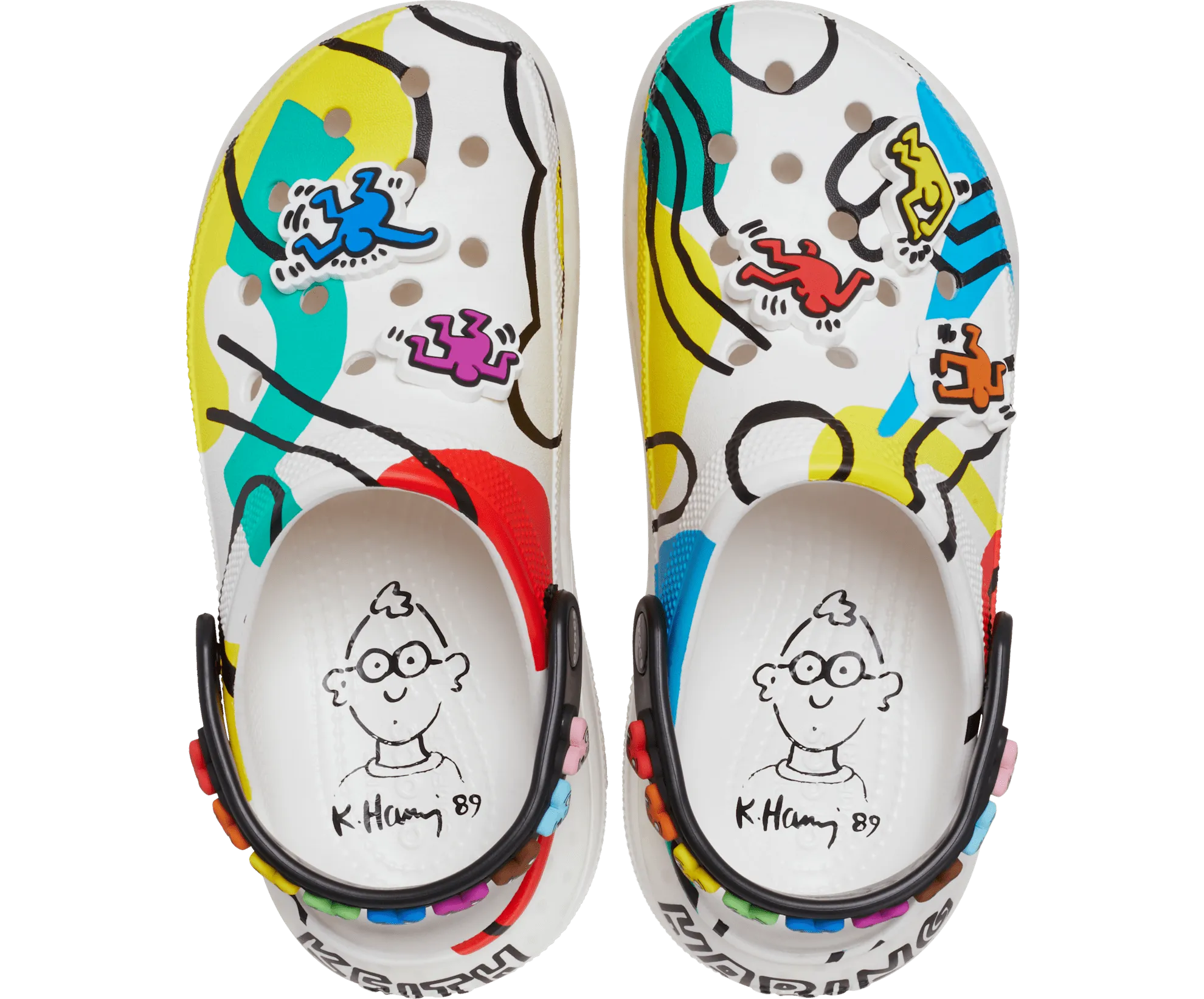 Keith Haring Mega Crush Clog