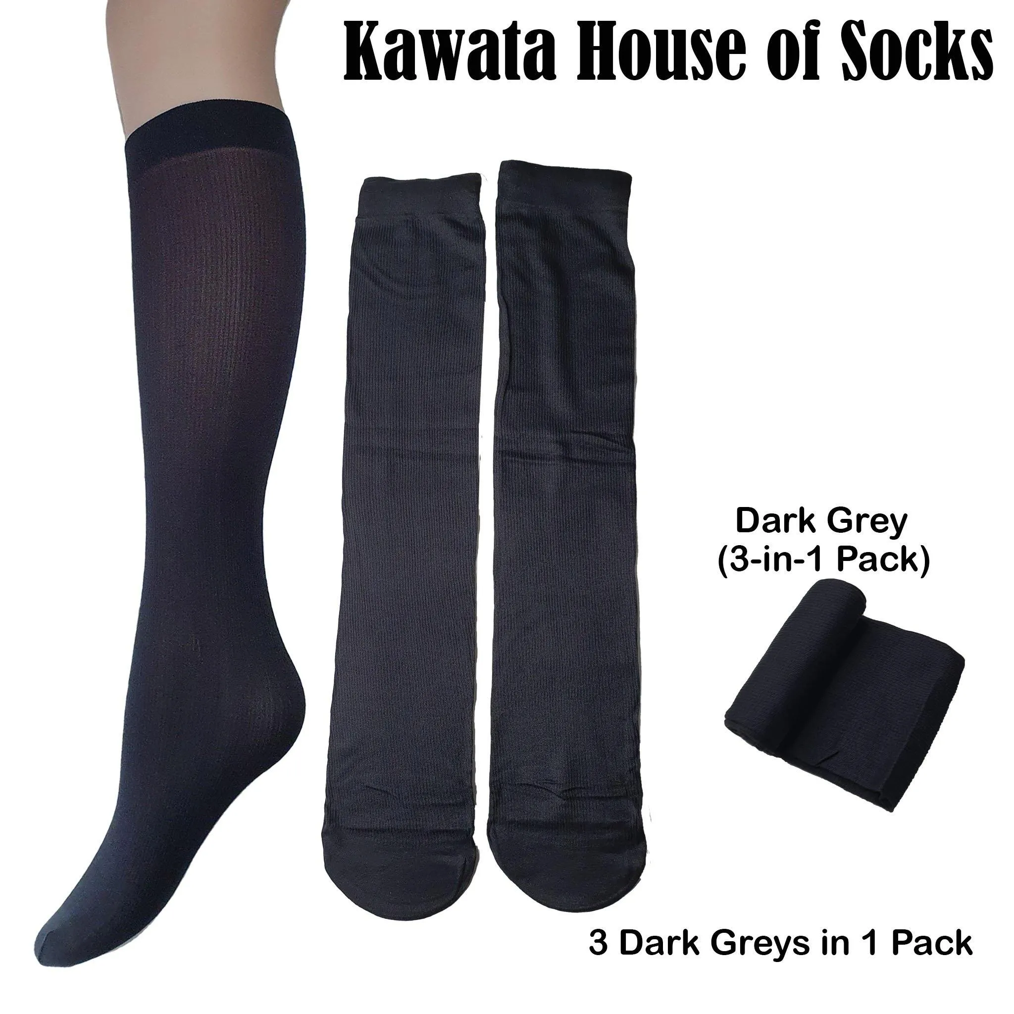 Knee High Candy Socks (3-in-1) / Nylon Knee High Socks