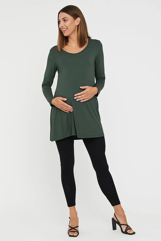 Leanne Maternity Tunic - Forest