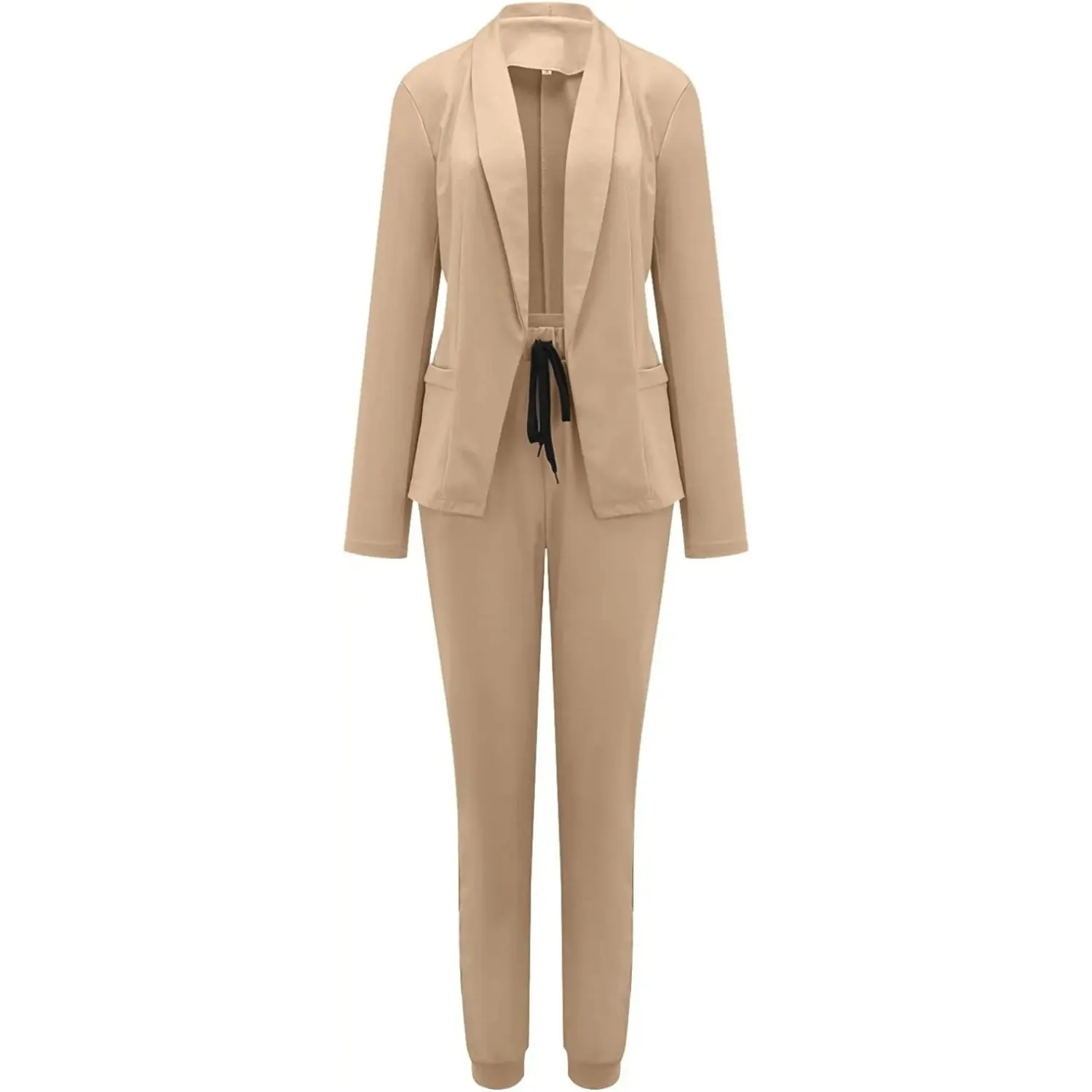 Lena | Slim-fit blazer and pants set in solid color