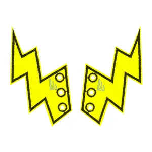 Lightning bolt Shwings neon yellow