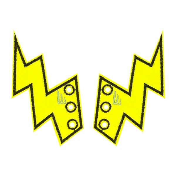 Lightning bolt Shwings neon yellow