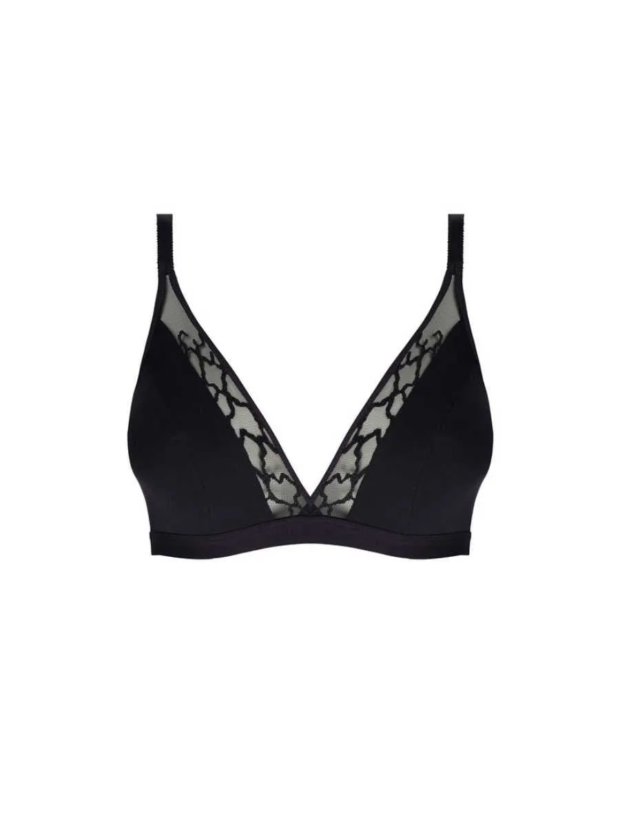 Lisse Soft Cup Bra - Black