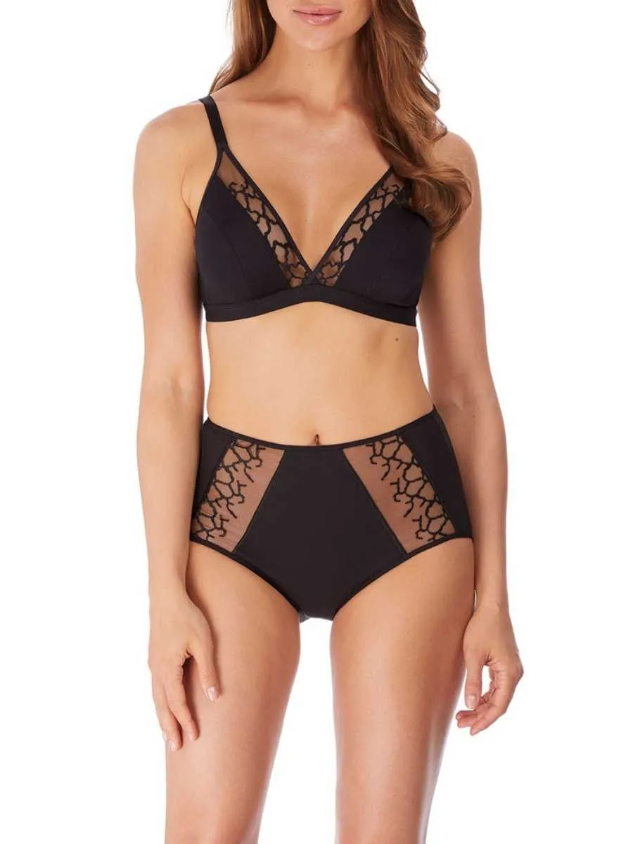 Lisse Soft Cup Bra - Black