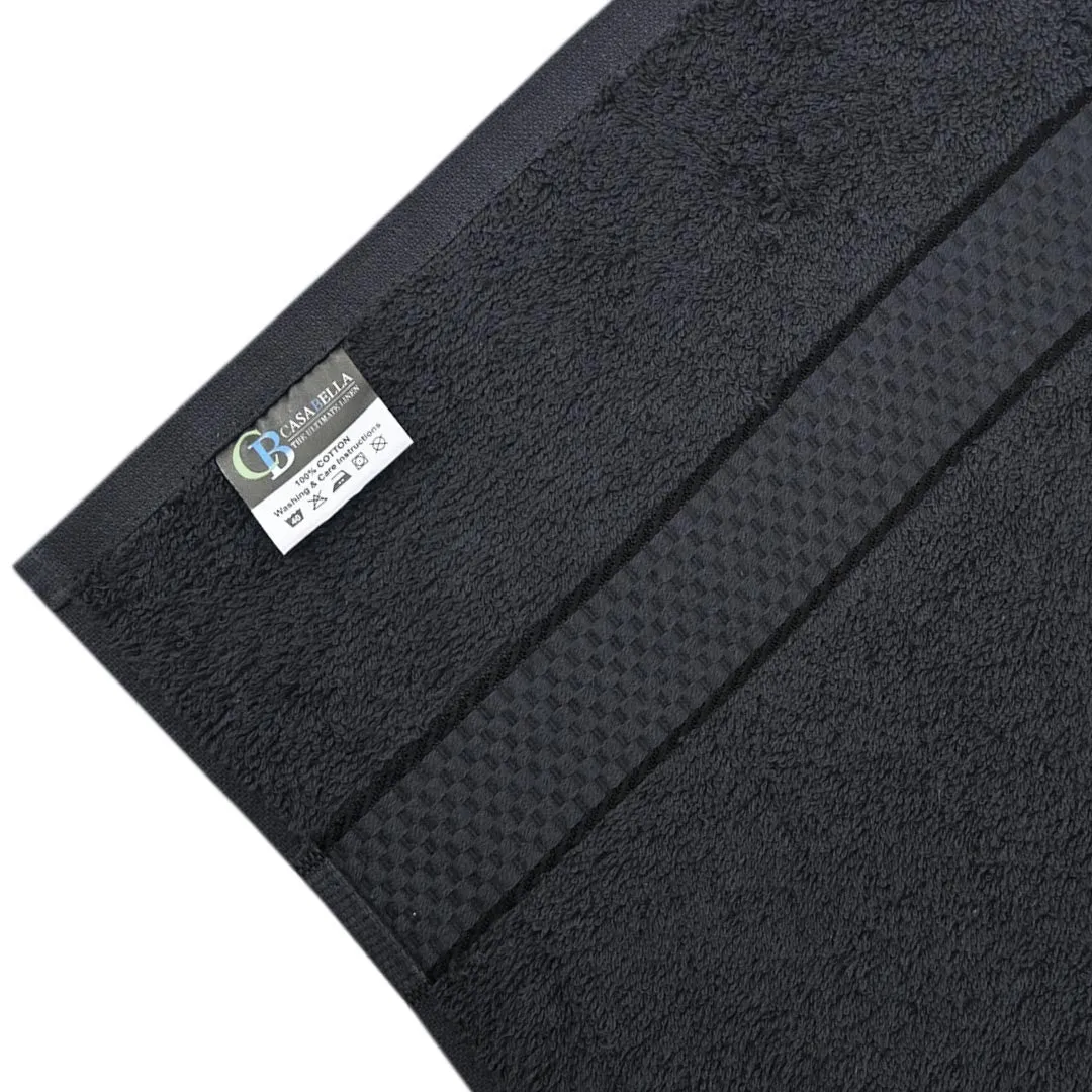 Luxury 100% Cotton Supreme Bath Towel – Graphite (27″ x 54″)