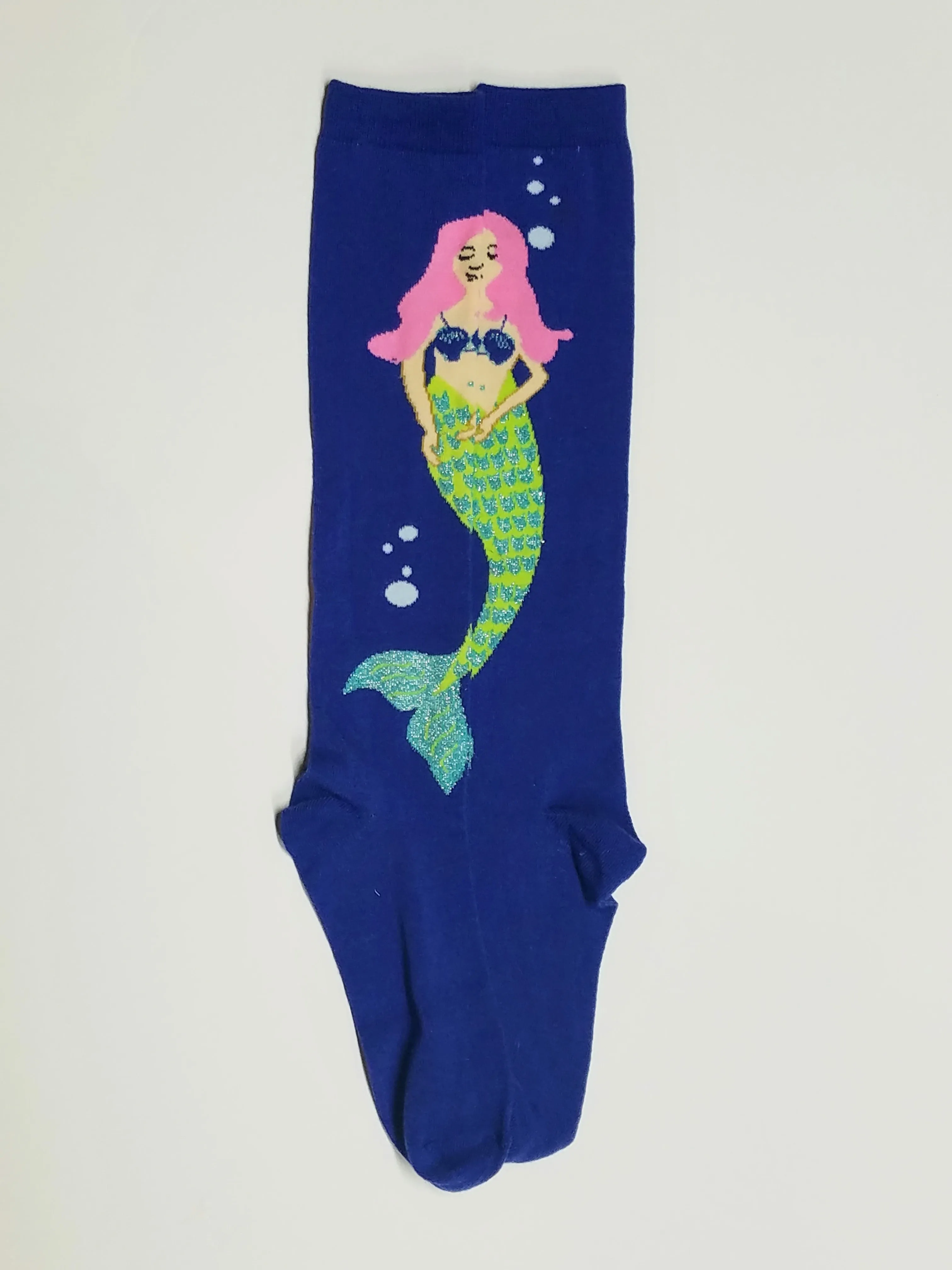 Mermaid Glitter Tail Knee High Socks