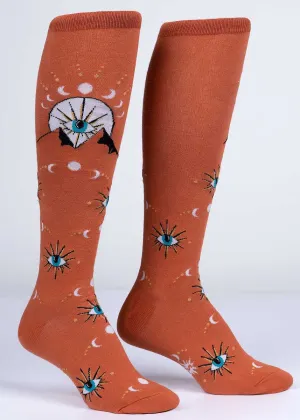 Mystic Mountain Glow-in-the-Dark Knee Socks