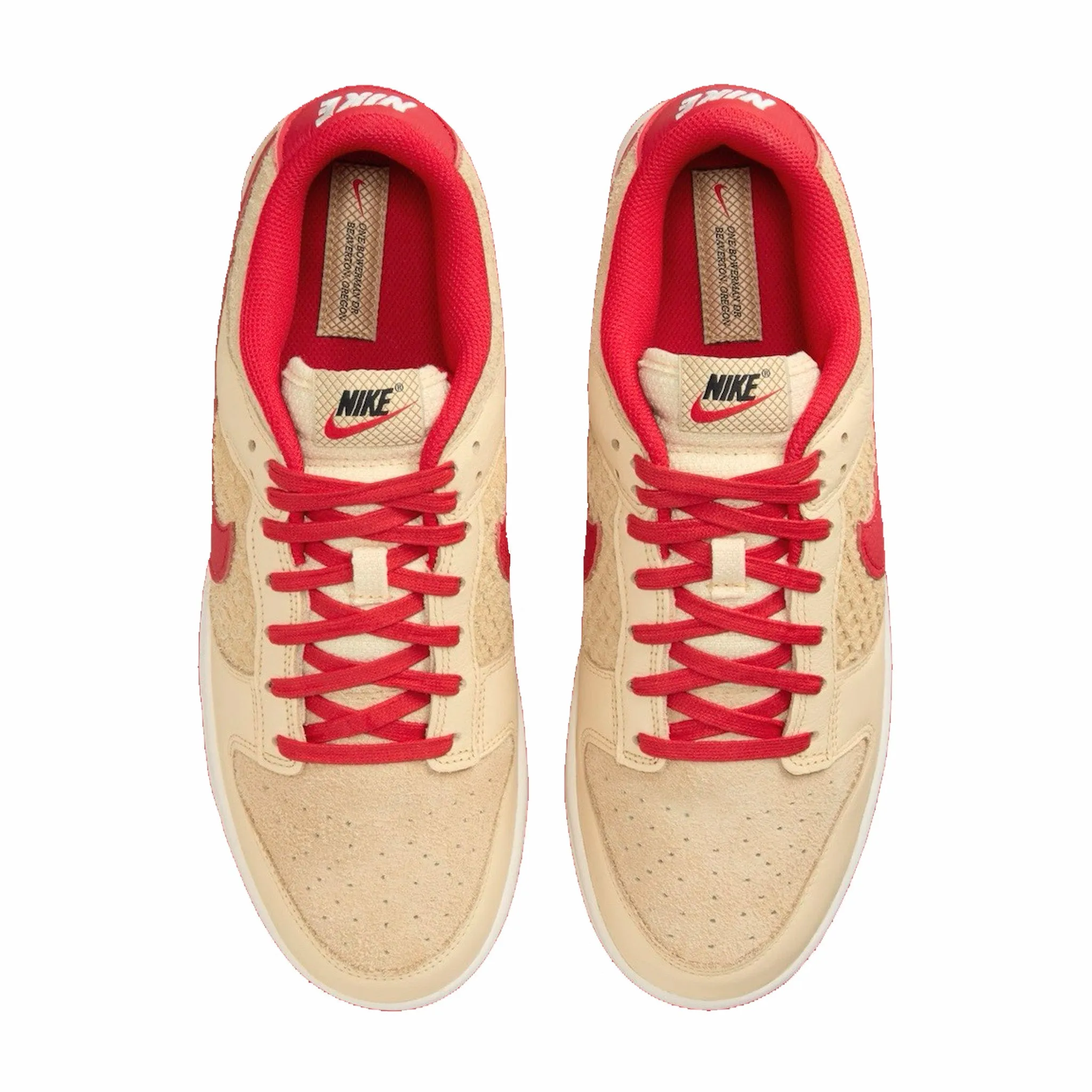 Nike Dunk Low Retro SE "Strawberry Waffle" (Pale Vanilla/University Red)