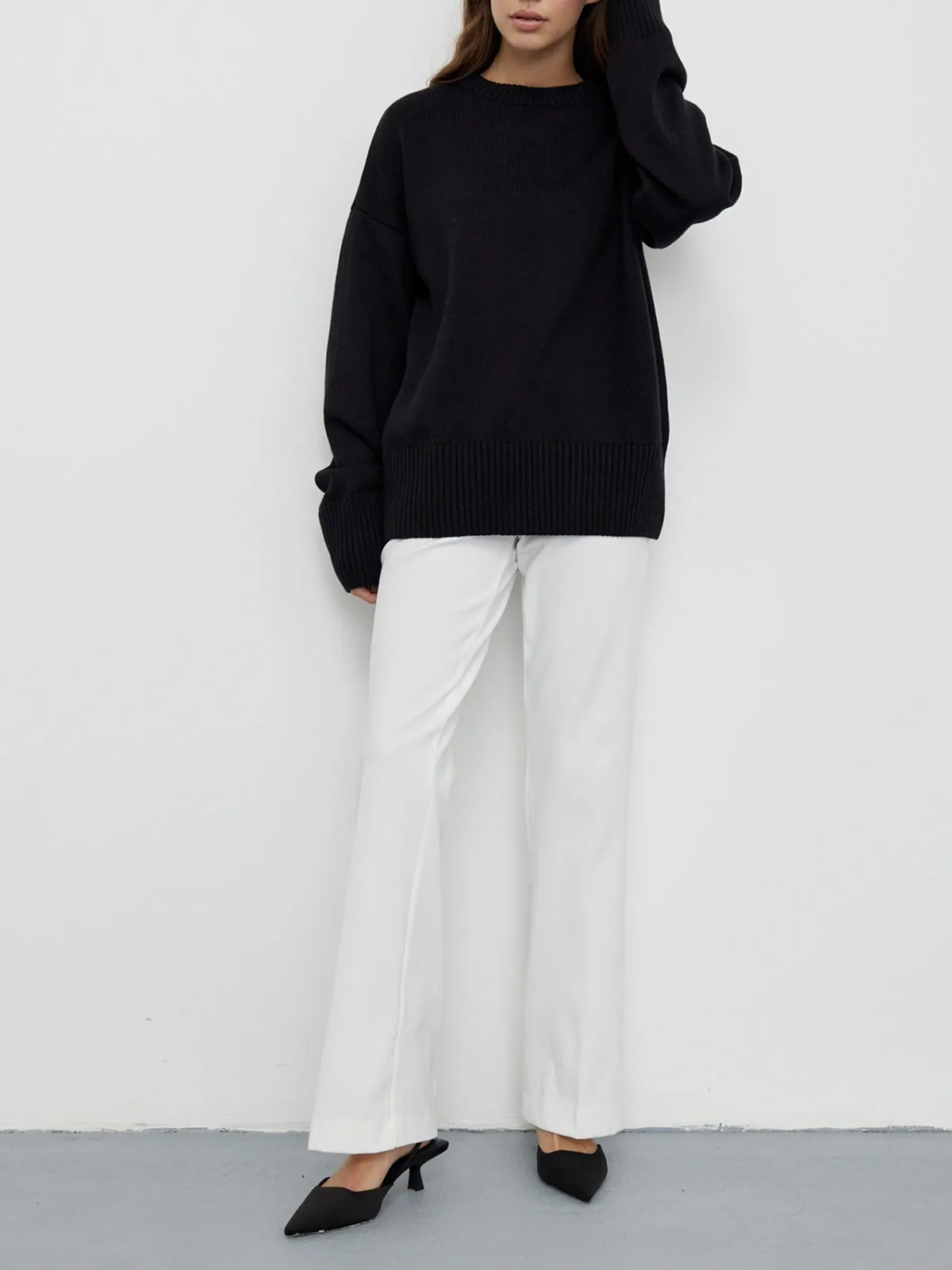 On The Graceful Go Oversized Sweater