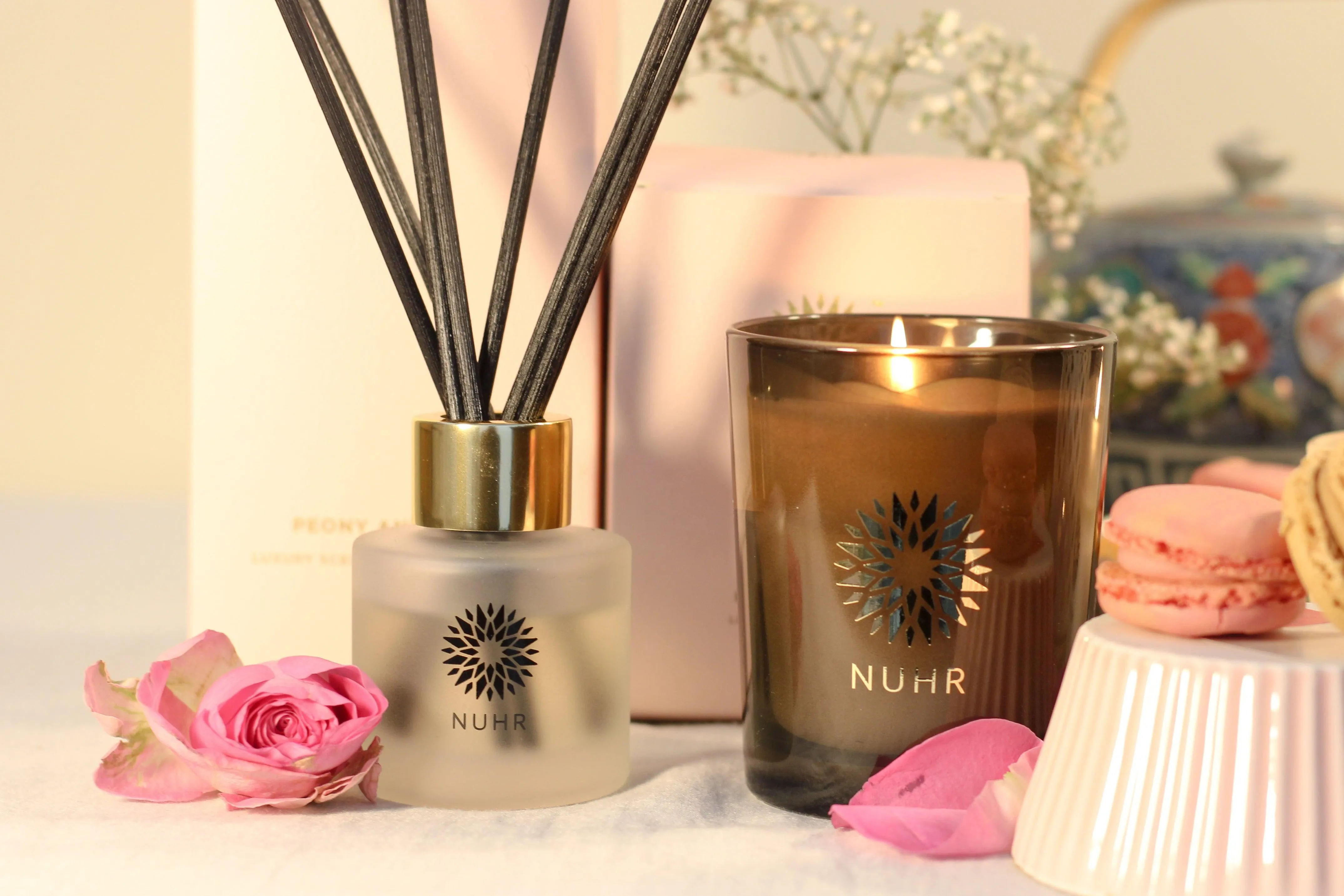 Peony & Oud Luxury Reed Diffuser