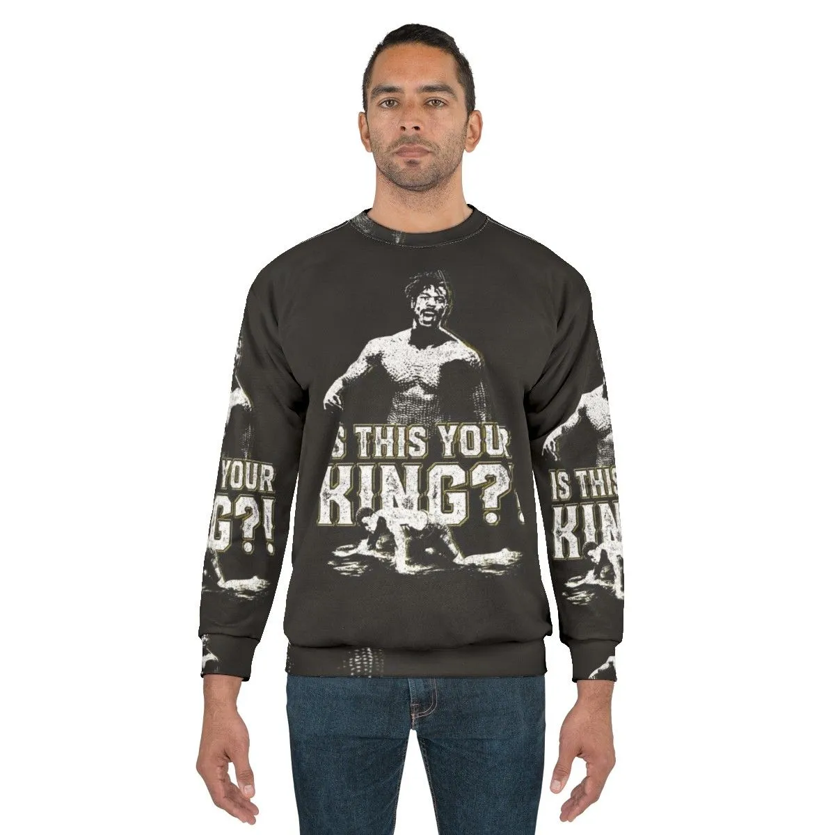 "Is This Your King?" - Superhero Comic Book Sweatshirt