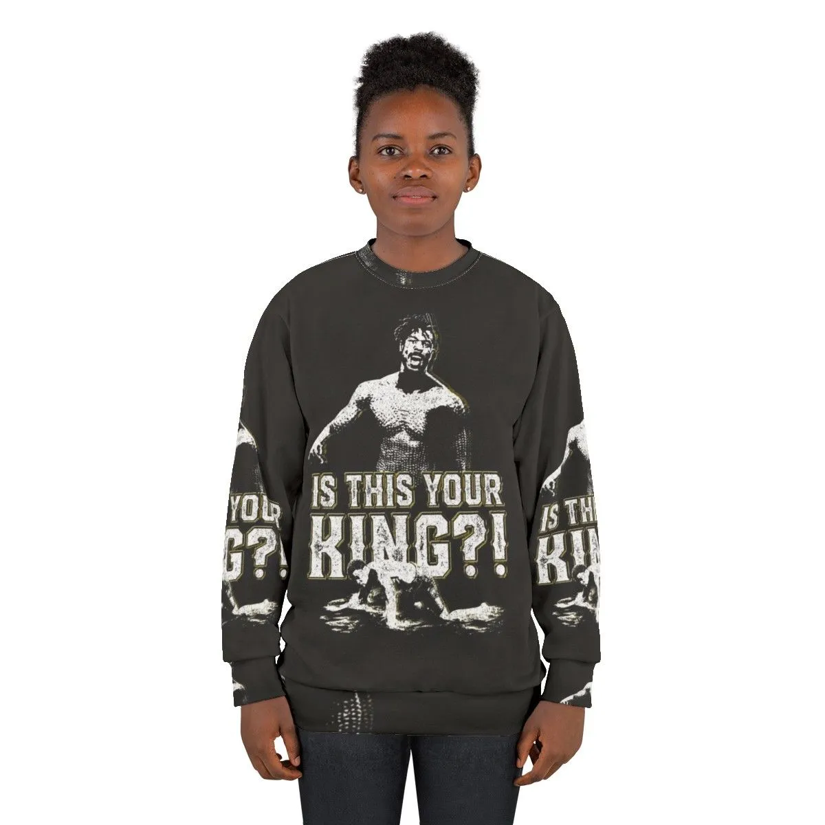 "Is This Your King?" - Superhero Comic Book Sweatshirt