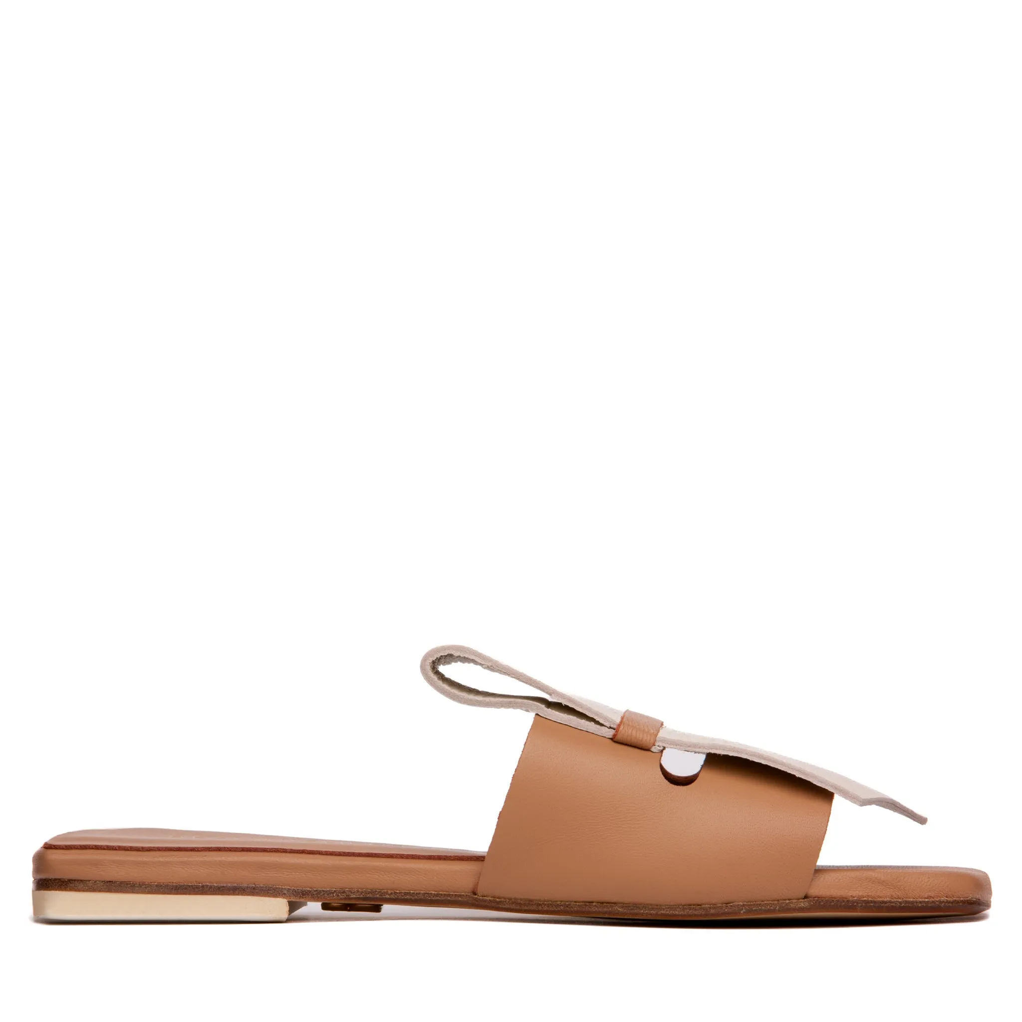 Sandra Soft Leather Flat Sandal