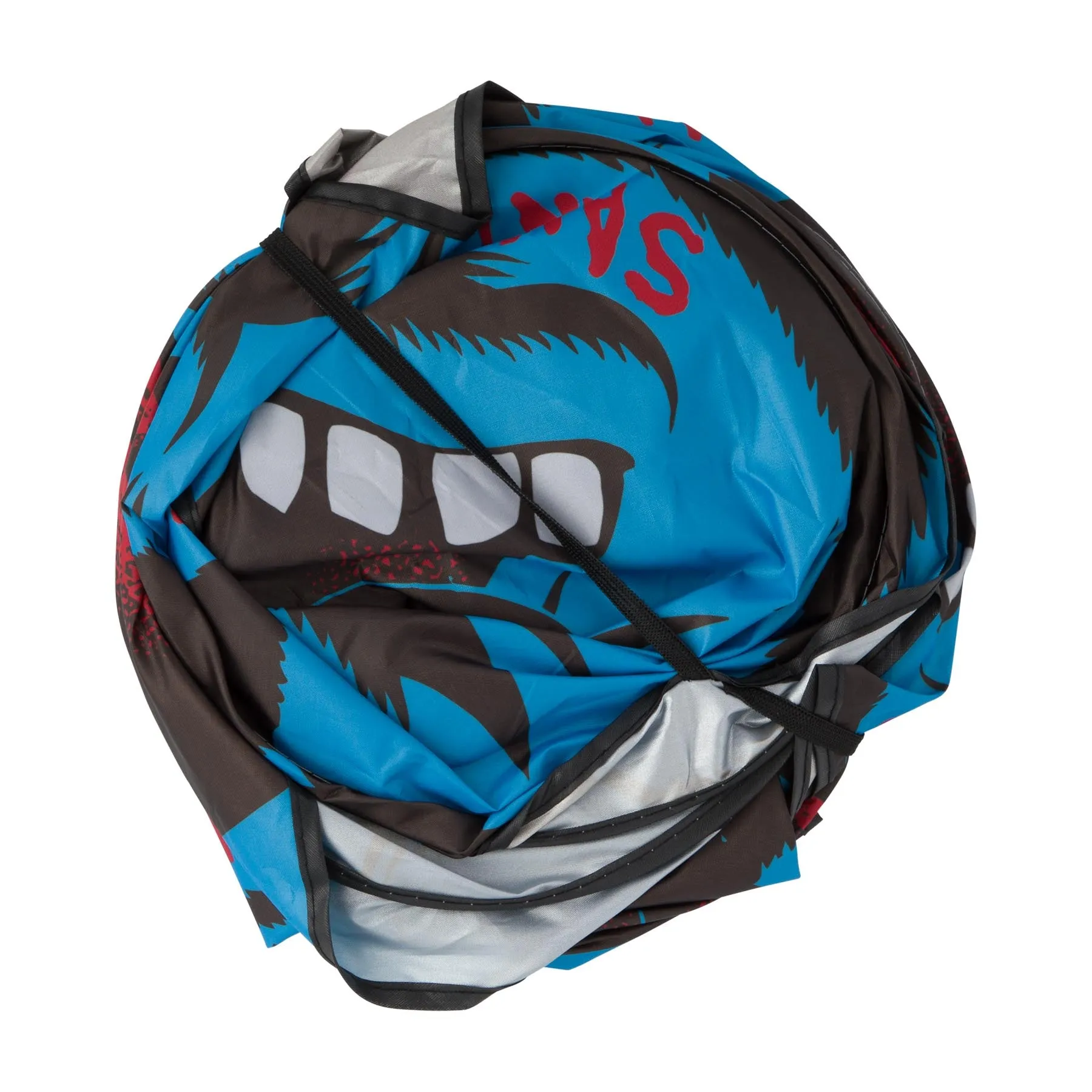 Santa Cruz Screaming Hand Car Sun Shade Blue