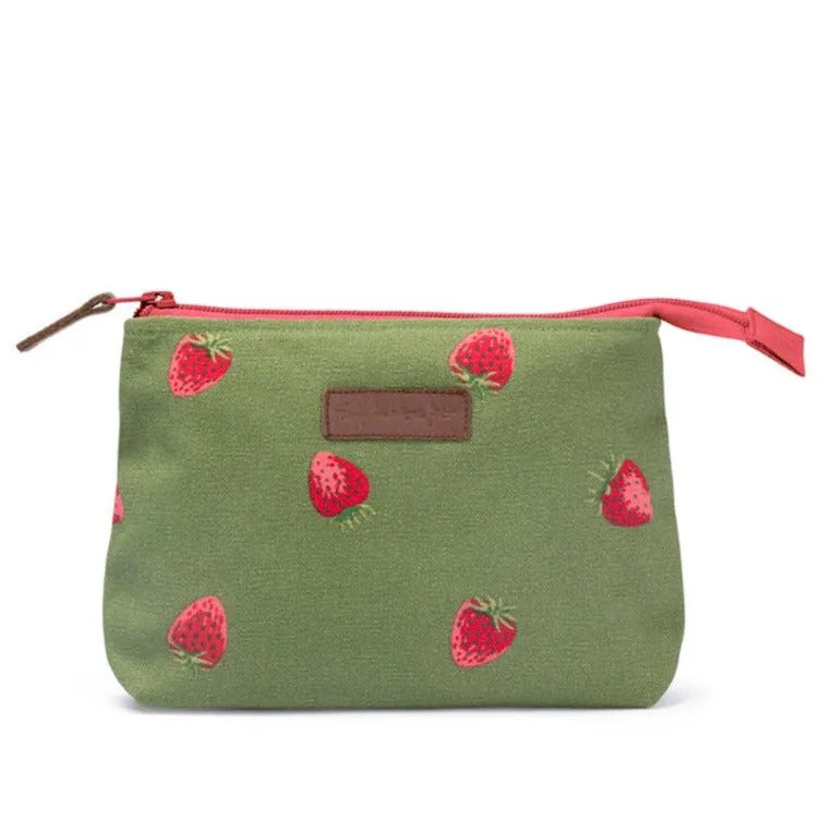 Sophie Allport 'Strawberries' Canvas Pouch Collection