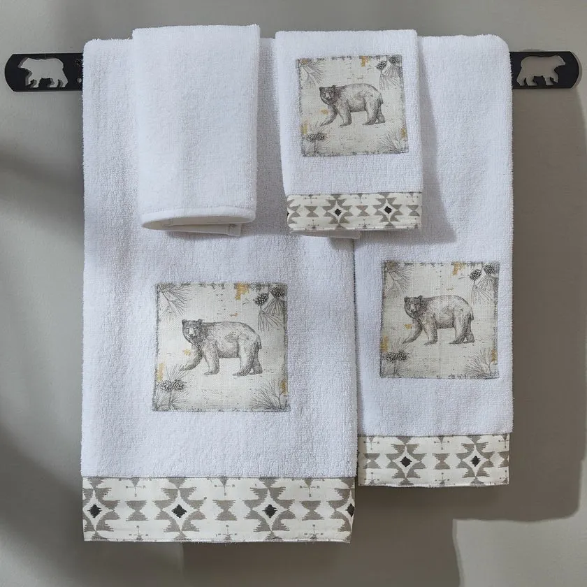 Wild And Beautiful Bear Bath Towel