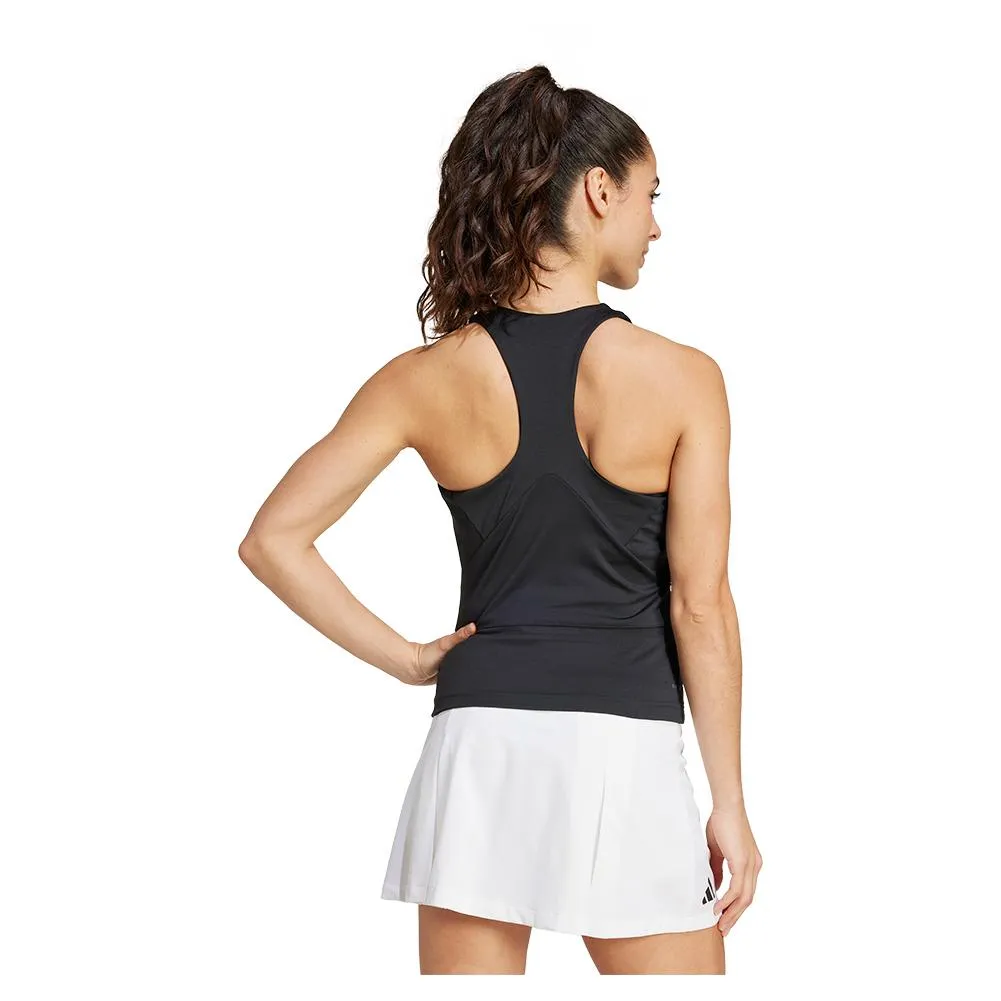 Womens Tennis Y-Tank Black