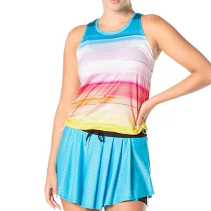 Women's Tropical Bliss Crop Tennis Tank Parrot